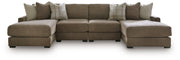 Camellia-Court Double Chaise Sectional - Furniture City (CA)l