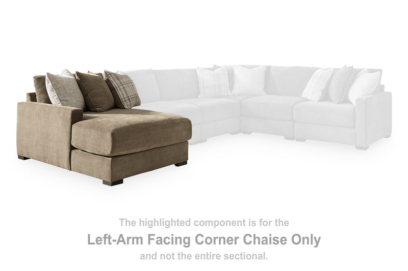 Camellia-Court Double Chaise Sectional - Furniture City (CA)l