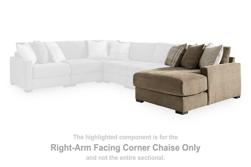 Camellia-Court Double Chaise Sectional - Furniture City (CA)l