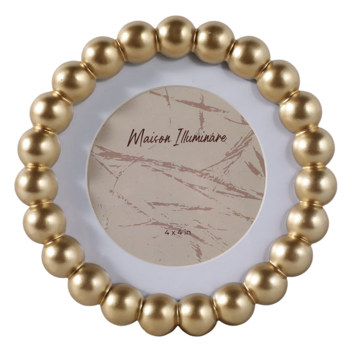 6x6-matted-to-4x4-beaded-photo-frame-gold-1