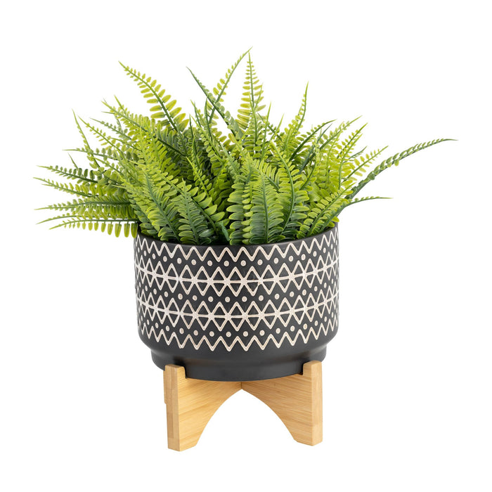 7-abstract-planter-on-stand-black-4