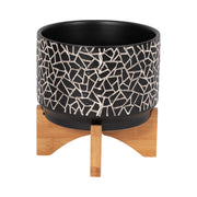 7-crackled-planter-w-wood-stand-black-1