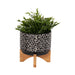 7-crackled-planter-w-wood-stand-black-2