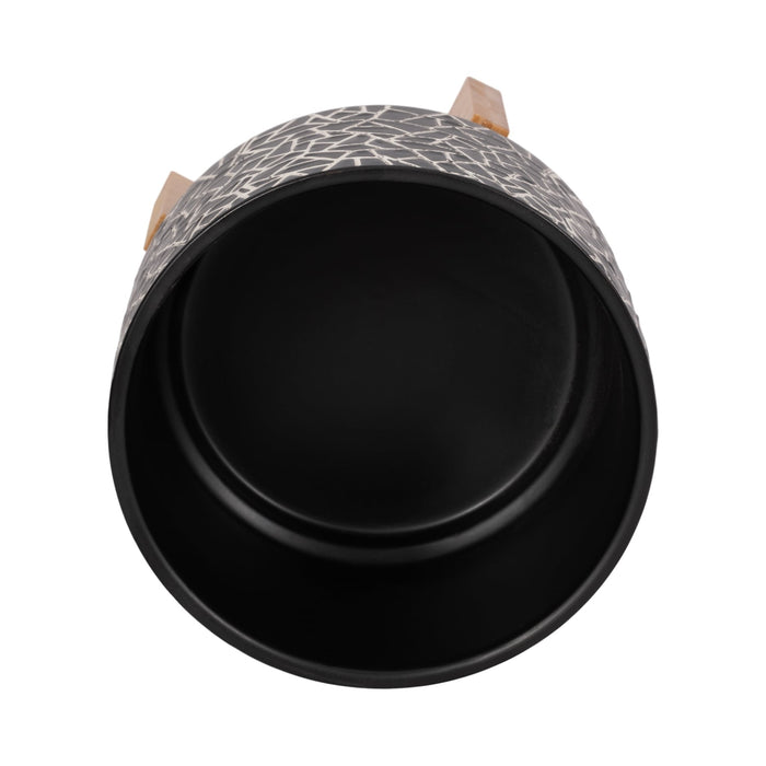 7-crackled-planter-w-wood-stand-black-6