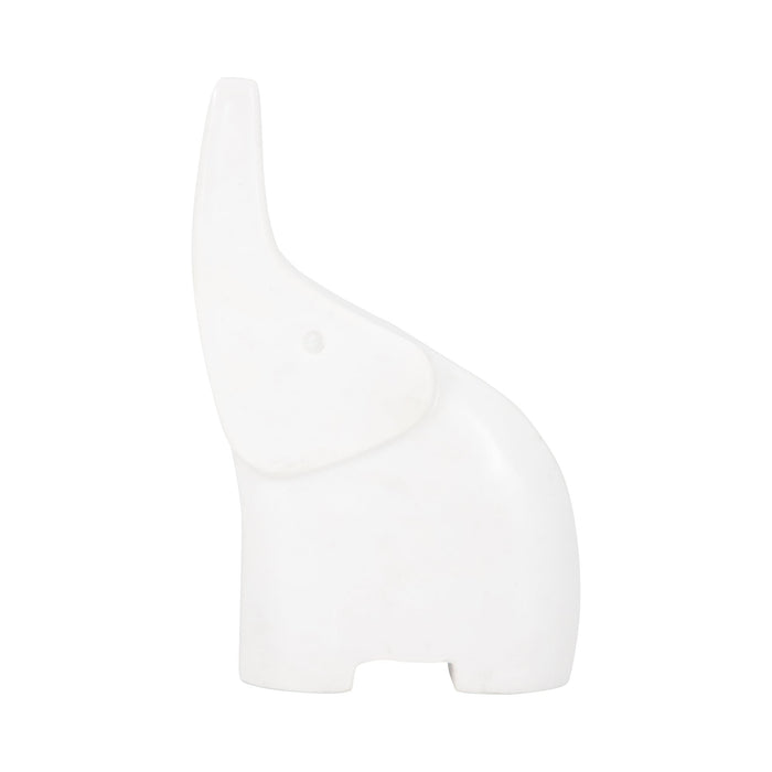 7-trunk-in-the-air-marble-elephant-white-1