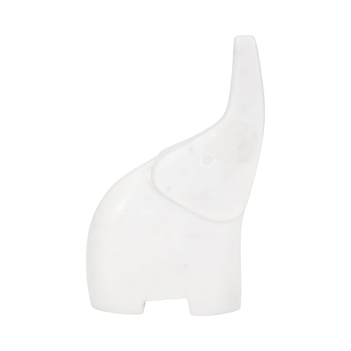 7-trunk-in-the-air-marble-elephant-white-4