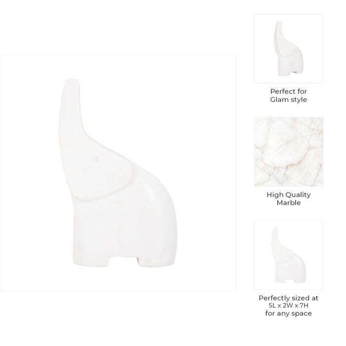 7-trunk-in-the-air-marble-elephant-white-9