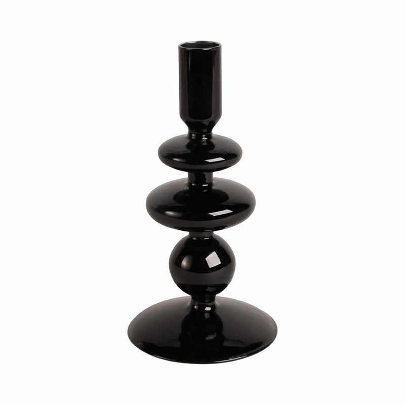 7-vintage-glass-taper-candle-holder-black-1