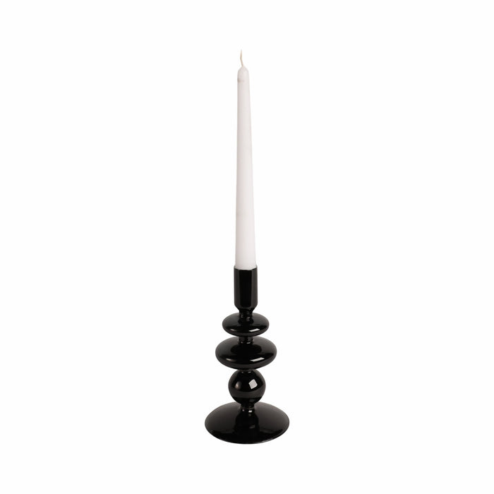 7-vintage-glass-taper-candle-holder-black-2