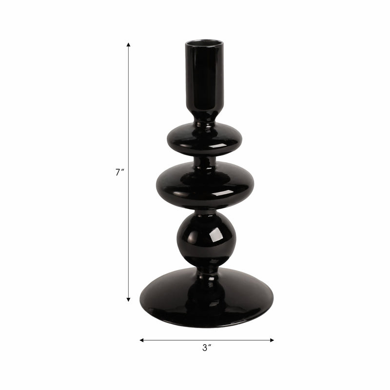 7-vintage-glass-taper-candle-holder-black-3
