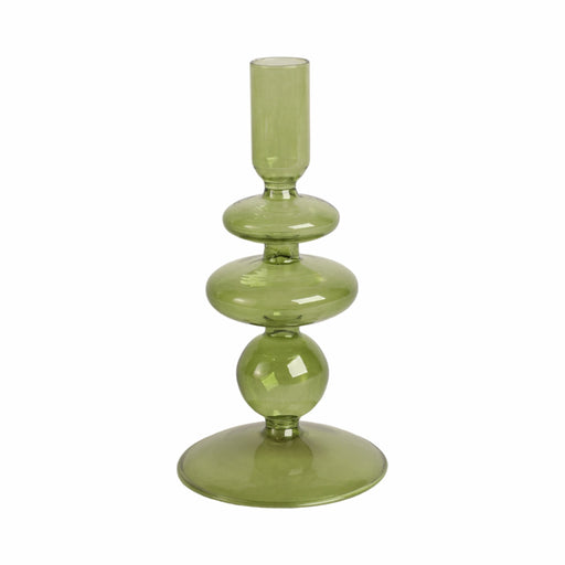 7-vintage-glass-taper-candle-holder-olive-1
