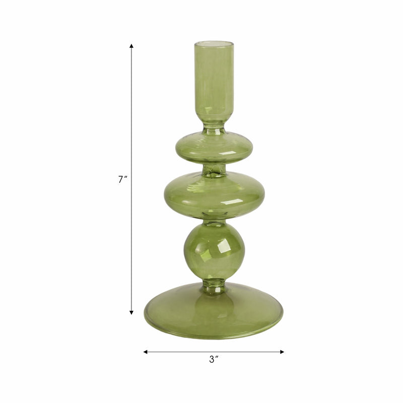 7-vintage-glass-taper-candle-holder-olive-2
