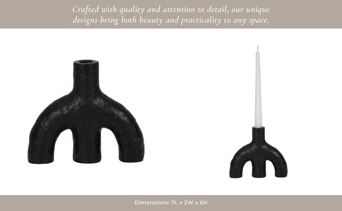 7-volcano-texture-double-arched-taper-holder-bla-13