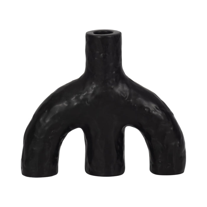 7-volcano-texture-double-arched-taper-holder-bla-1