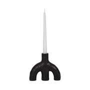7-volcano-texture-double-arched-taper-holder-bla-2