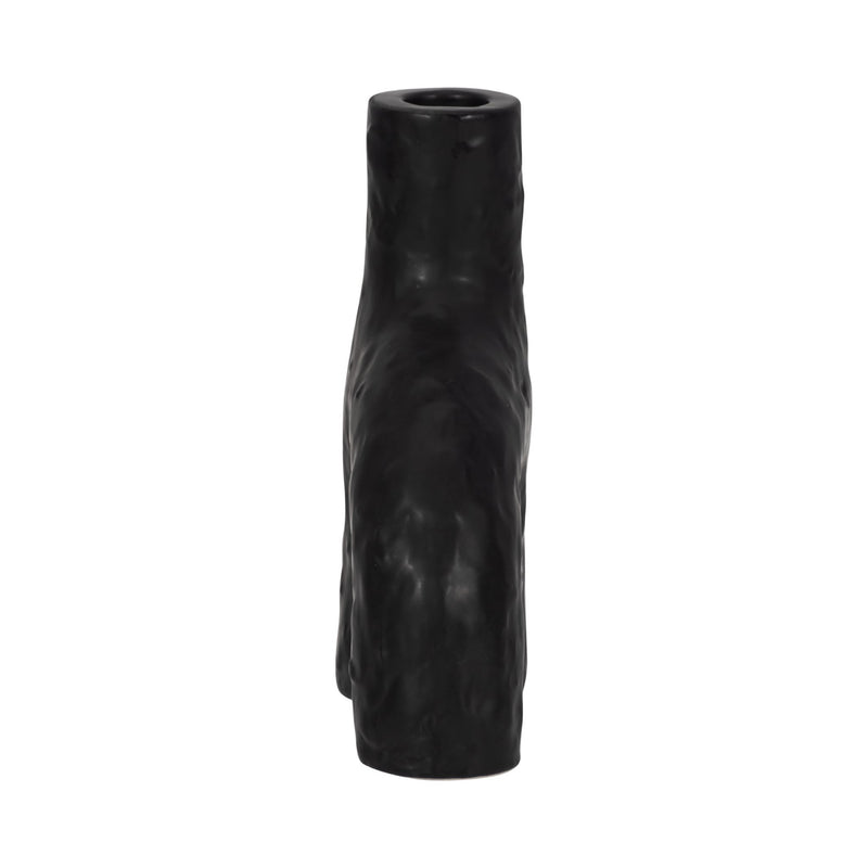 7-volcano-texture-double-arched-taper-holder-bla-4