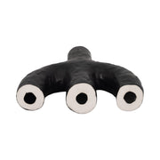 7-volcano-texture-double-arched-taper-holder-bla-7