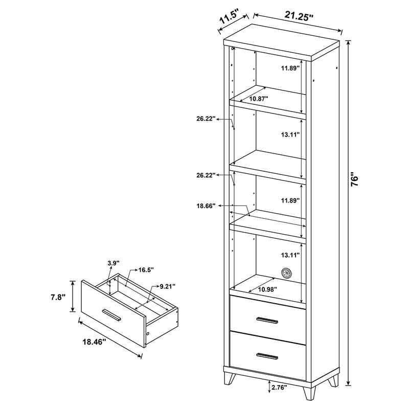Lewes Media Tower - Furniture City (CA)l