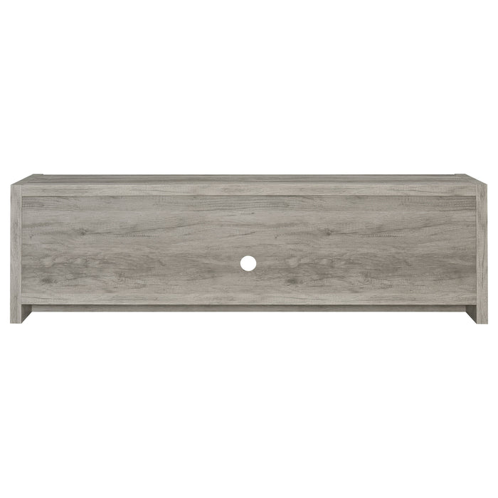 Burke 2-drawer TV Console Grey Driftwood