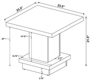 Reston End Table - Furniture City (CA)l