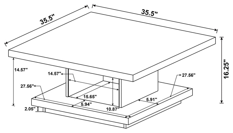 Reston Coffee Table - Furniture City (CA)l
