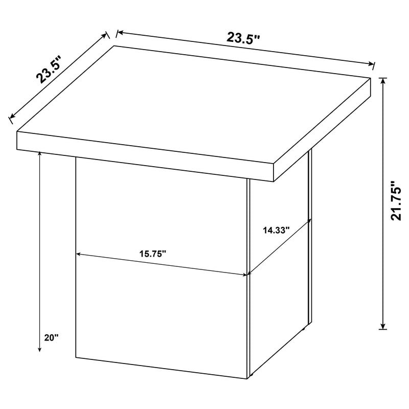 Devar End Table - Furniture City (CA)l