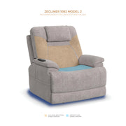 Zecliner Model 2 Latitudes Power Sleep Recliner with Power Headrest & Lumbar - Furniture City (CA)l