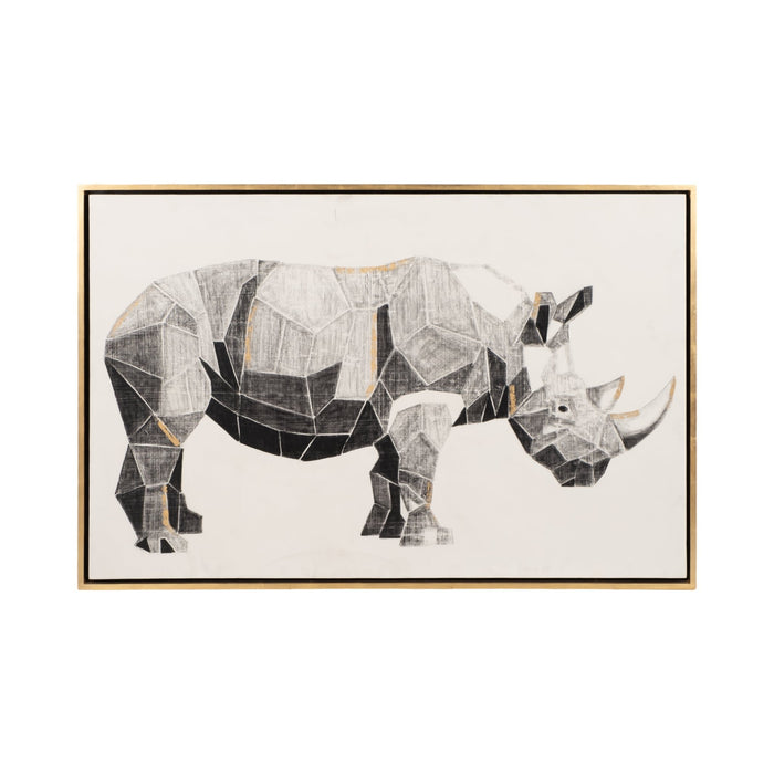 71x47-hand-painted-charcoal-rhino-w-gold-leaf-1