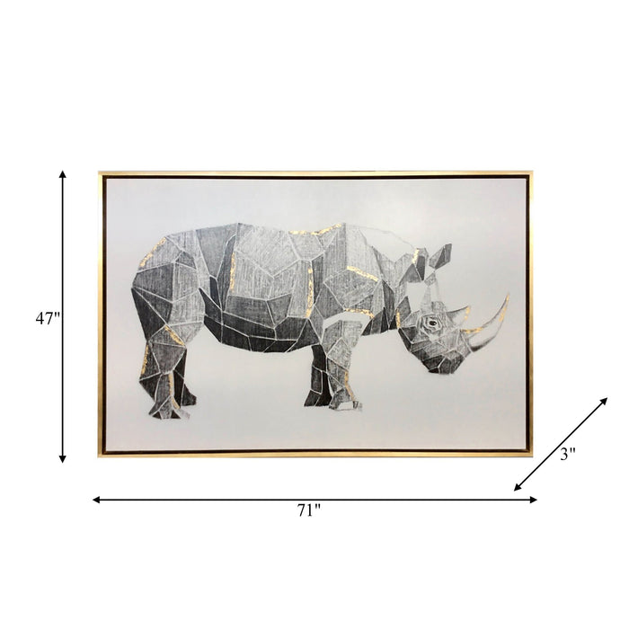 71x47-hand-painted-charcoal-rhino-w-gold-leaf-6