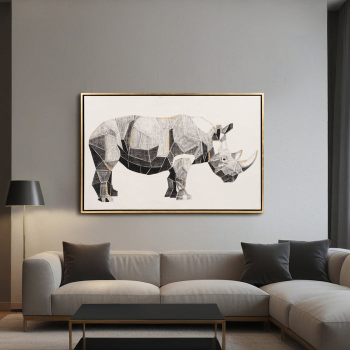 71x47-hand-painted-charcoal-rhino-w-gold-leaf-8