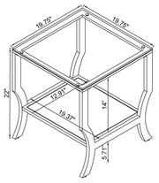 Saide End Table - Furniture City (CA)l