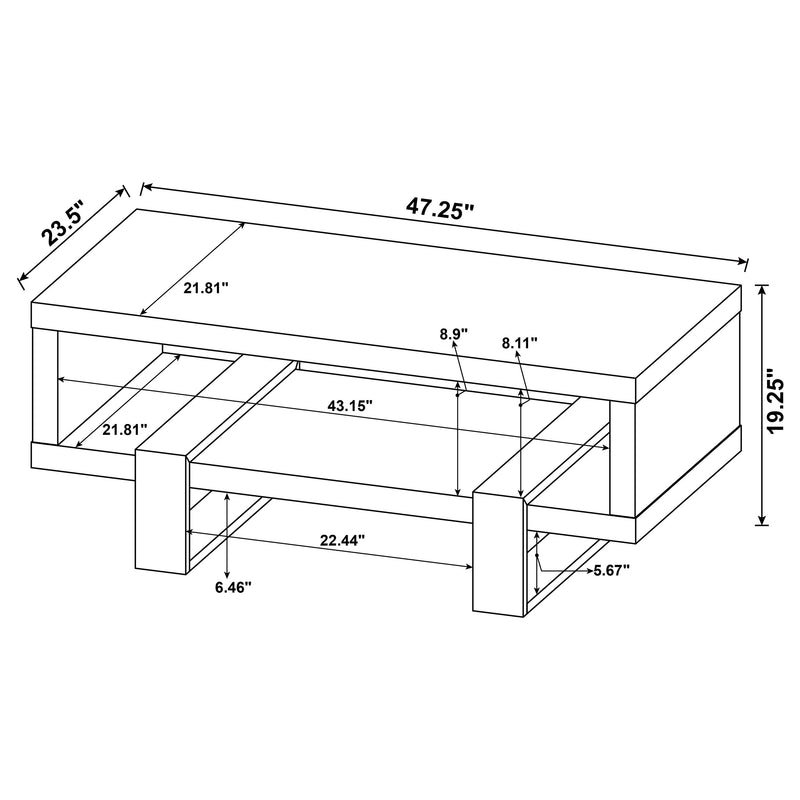 Dinard Coffee Table - Furniture City (CA)l