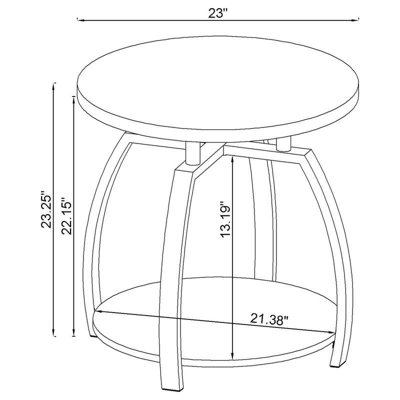Dacre End Table - Furniture City (CA)l