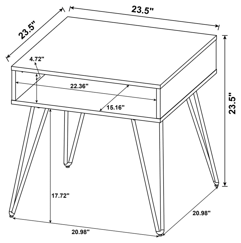Fanning End Table - Furniture City (CA)l