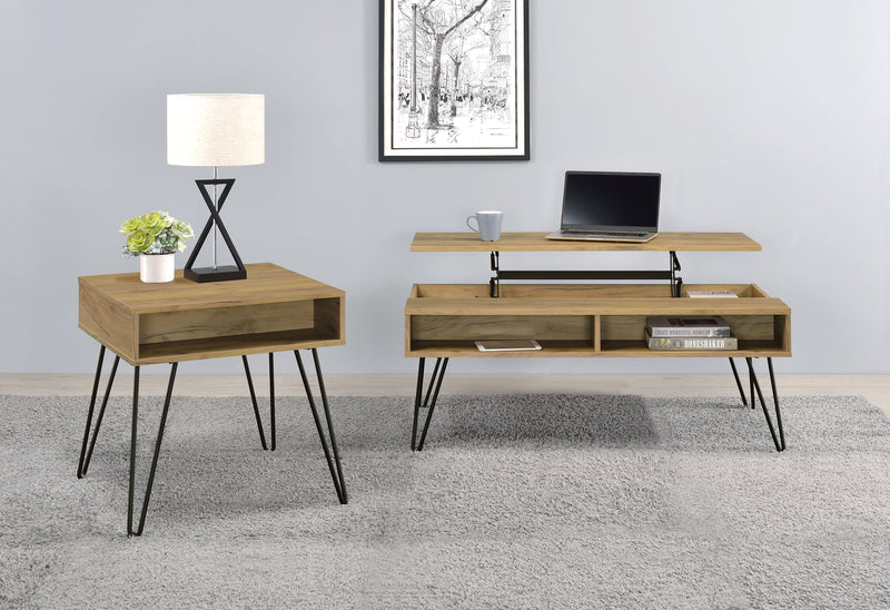 Fanning Lift-Top Coffee Table Set - Furniture City (CA)l