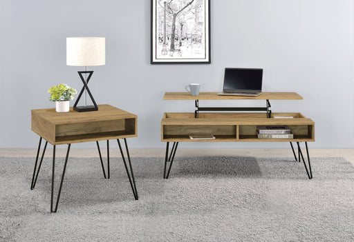 Fanning Lift-Top Coffee Table Set - Furniture City (CA)l
