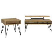 Fanning Lift-Top Coffee Table Set - Furniture City (CA)l