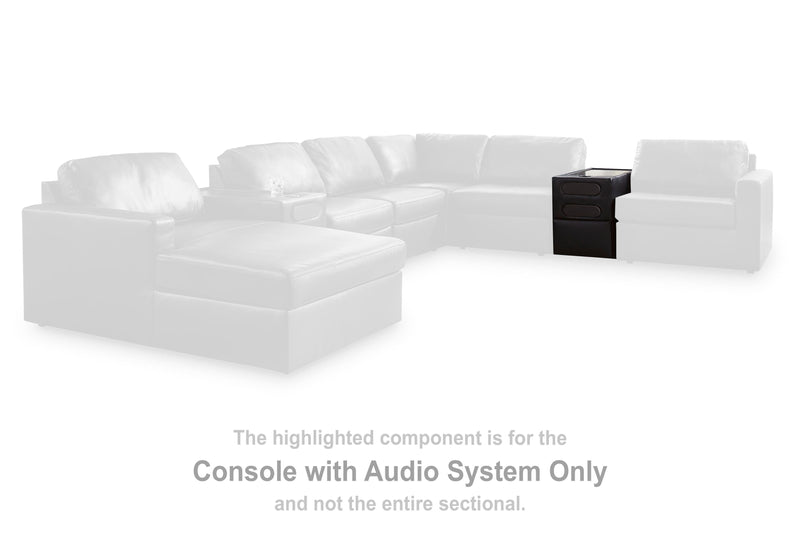 Modmax II Sectional with Chaise and Audio Consoles - Furniture City (CA)l