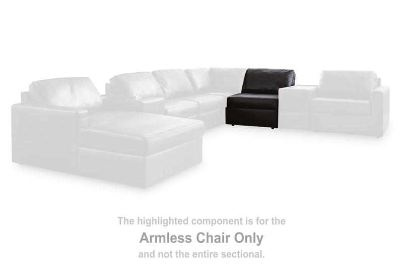 Modmax II Sectional with Chaise and Audio Consoles - Furniture City (CA)l