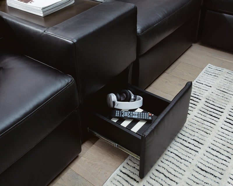 Modmax II Sectional with Chaise and Storage Consoles - Furniture City (CA)l