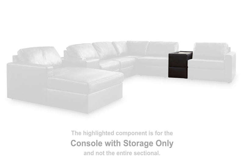 Modmax II Sectional with Chaise and Storage Consoles - Furniture City (CA)l
