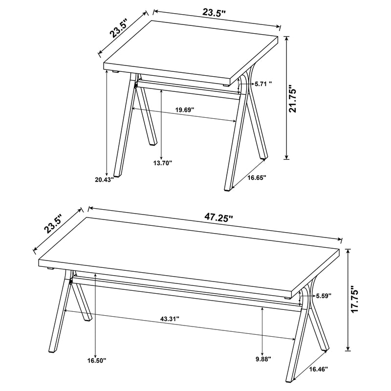 Colmar Coffee Table Set - Furniture City (CA)l