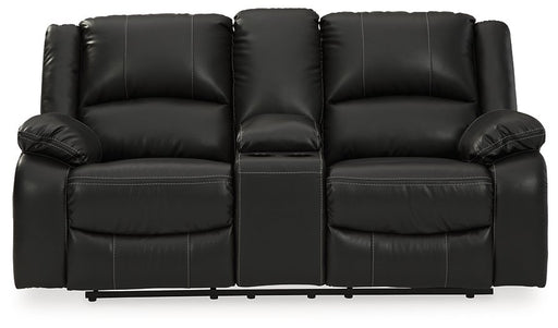 Calderwell Reclining Loveseat with Console image