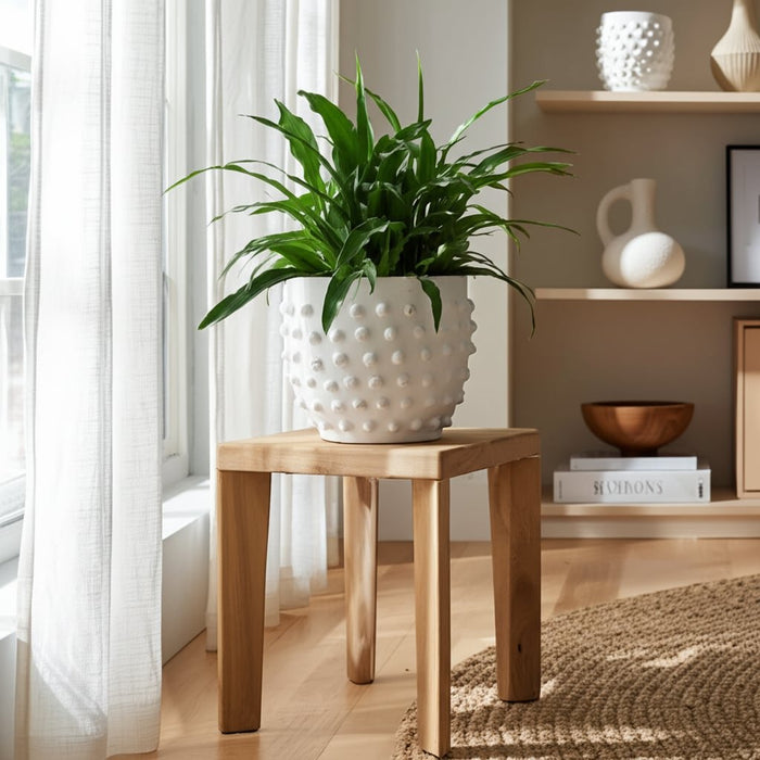 8-bubble-rough-finish-planter-white-11