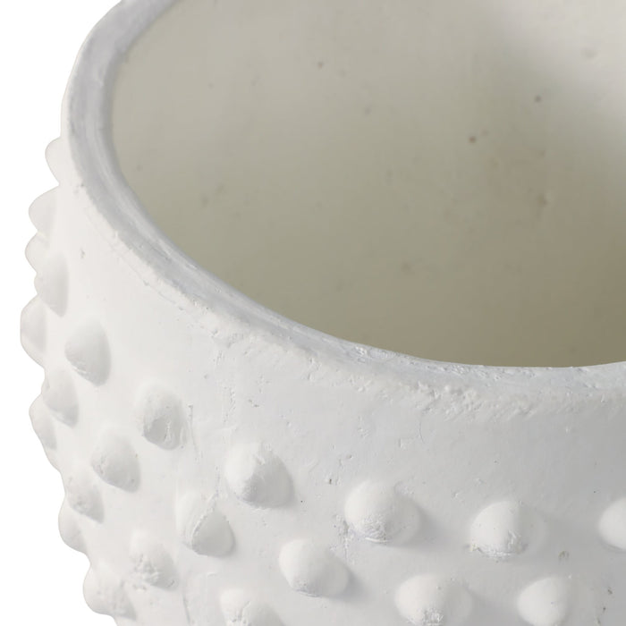 8-bubble-rough-finish-planter-white-4