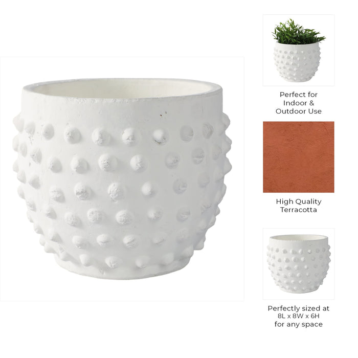 8-bubble-rough-finish-planter-white-9