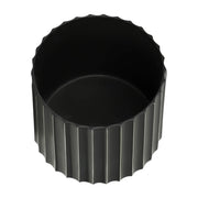 8-ceramic-fluted-planter-w-wood-stand-black-5