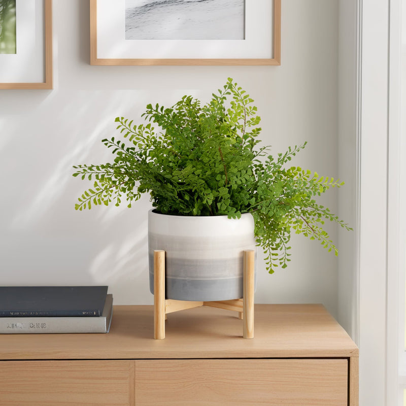 8-ceramic-planter-w-wood-stand-beige-mix-12