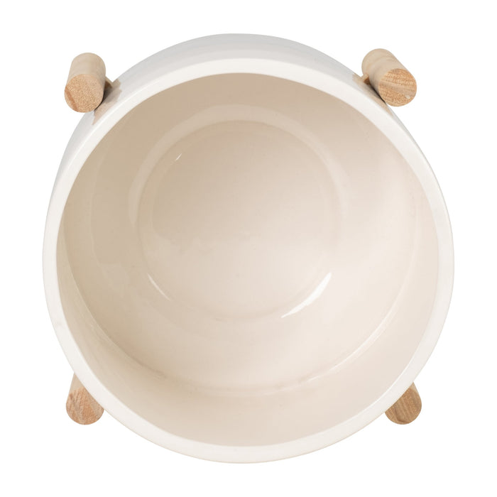 8-ceramic-planter-w-wood-stand-beige-mix-6