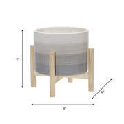 8-ceramic-planter-w-wood-stand-beige-mix-9